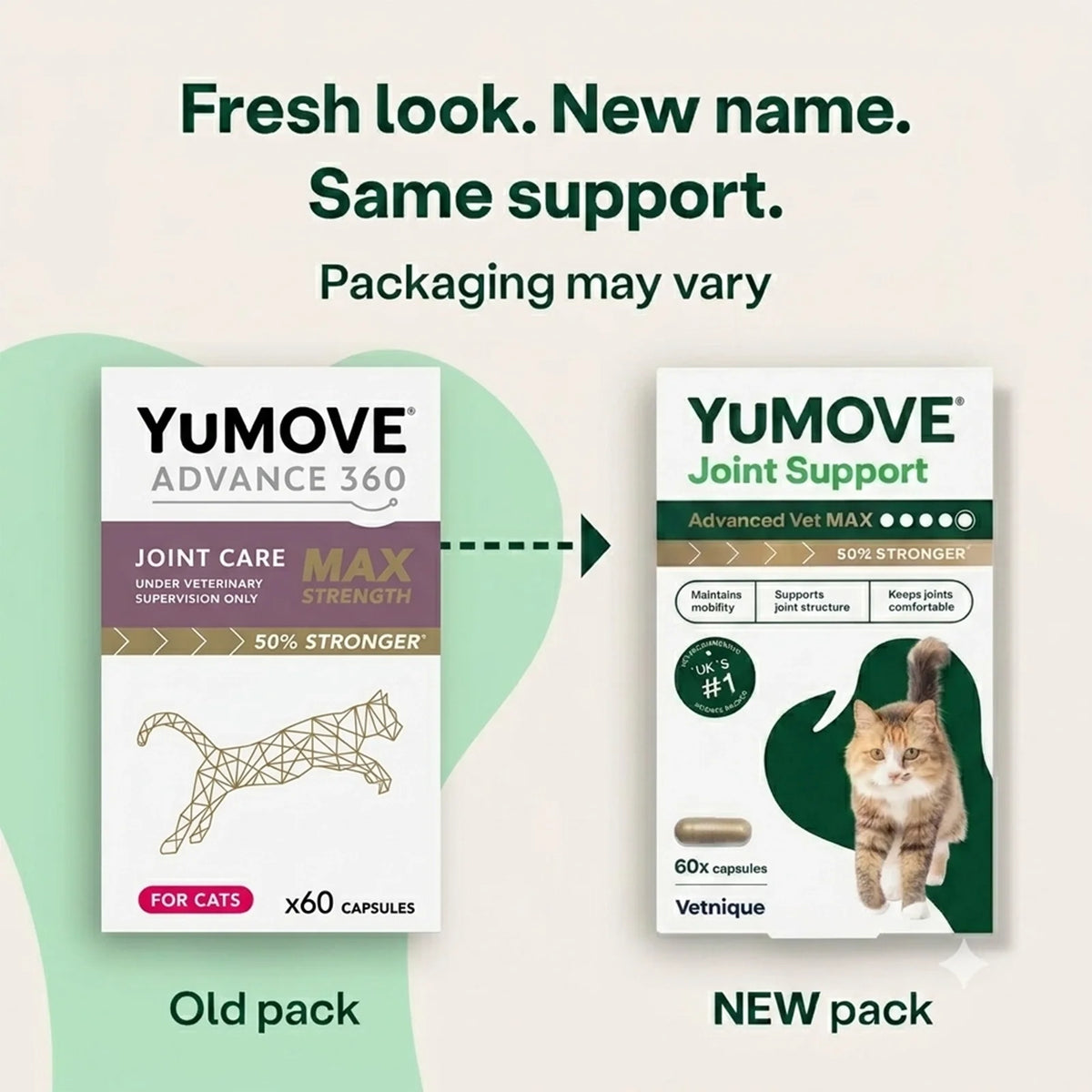 YuMove - Advance 360 Max Strength Joint Care Cat Supplement (60 capsules)
