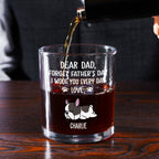 Woof You Every Day - Personalized Whiskey Glass