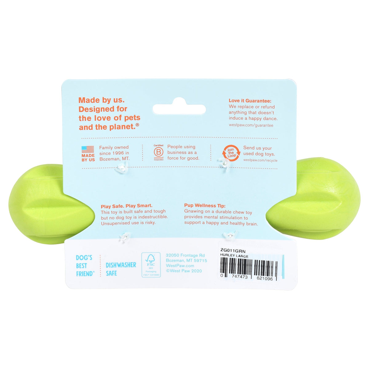 West Paw Hurley Fetch Dog Toys