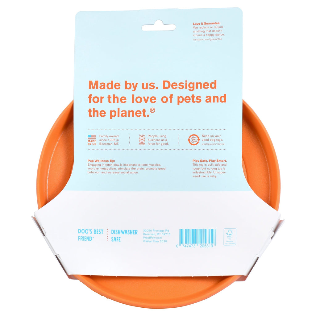 West Paw Zisc Flying Disc Fetch Dog Toys