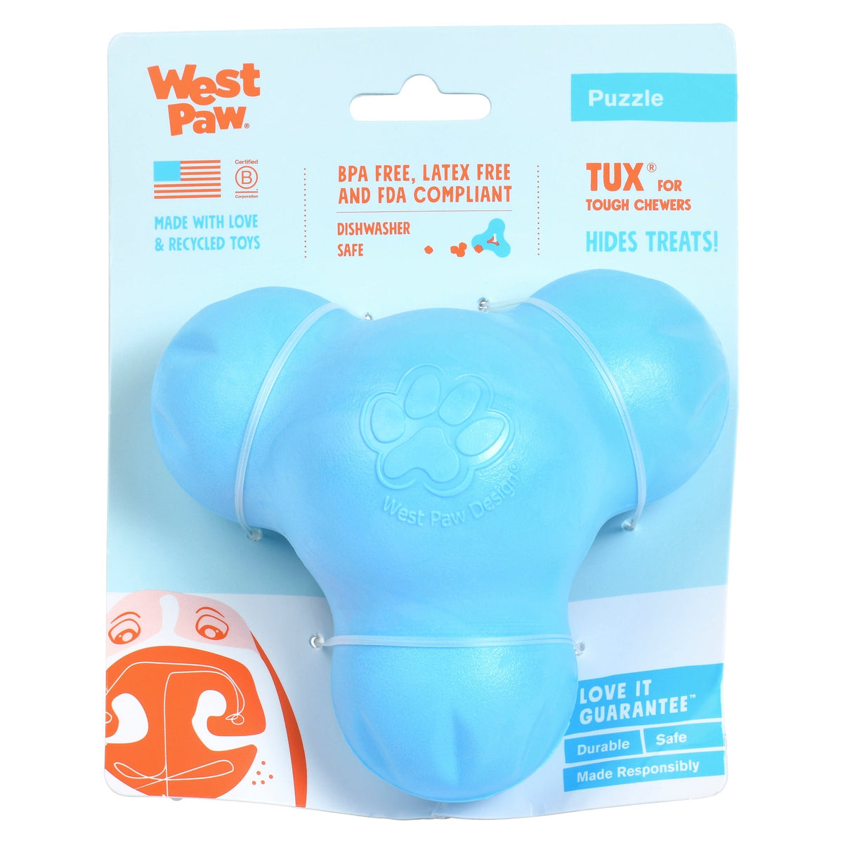 West Paw Tux Treat Dispensing Dog Toys