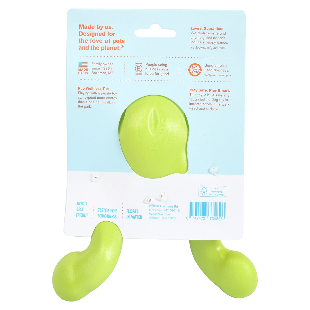 West Paw Tizzi Treat & Tug Dog Toys