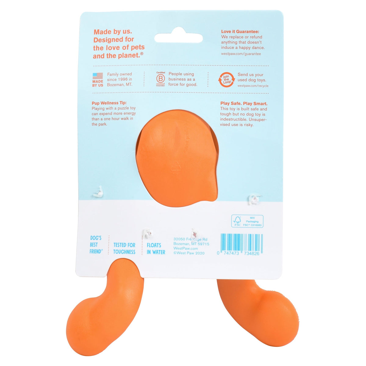 West Paw Tizzi Treat & Tug Dog Toys