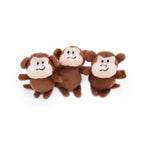 Zippy Paws Dog Toys Plush Burrow - Monkey 'n Banana