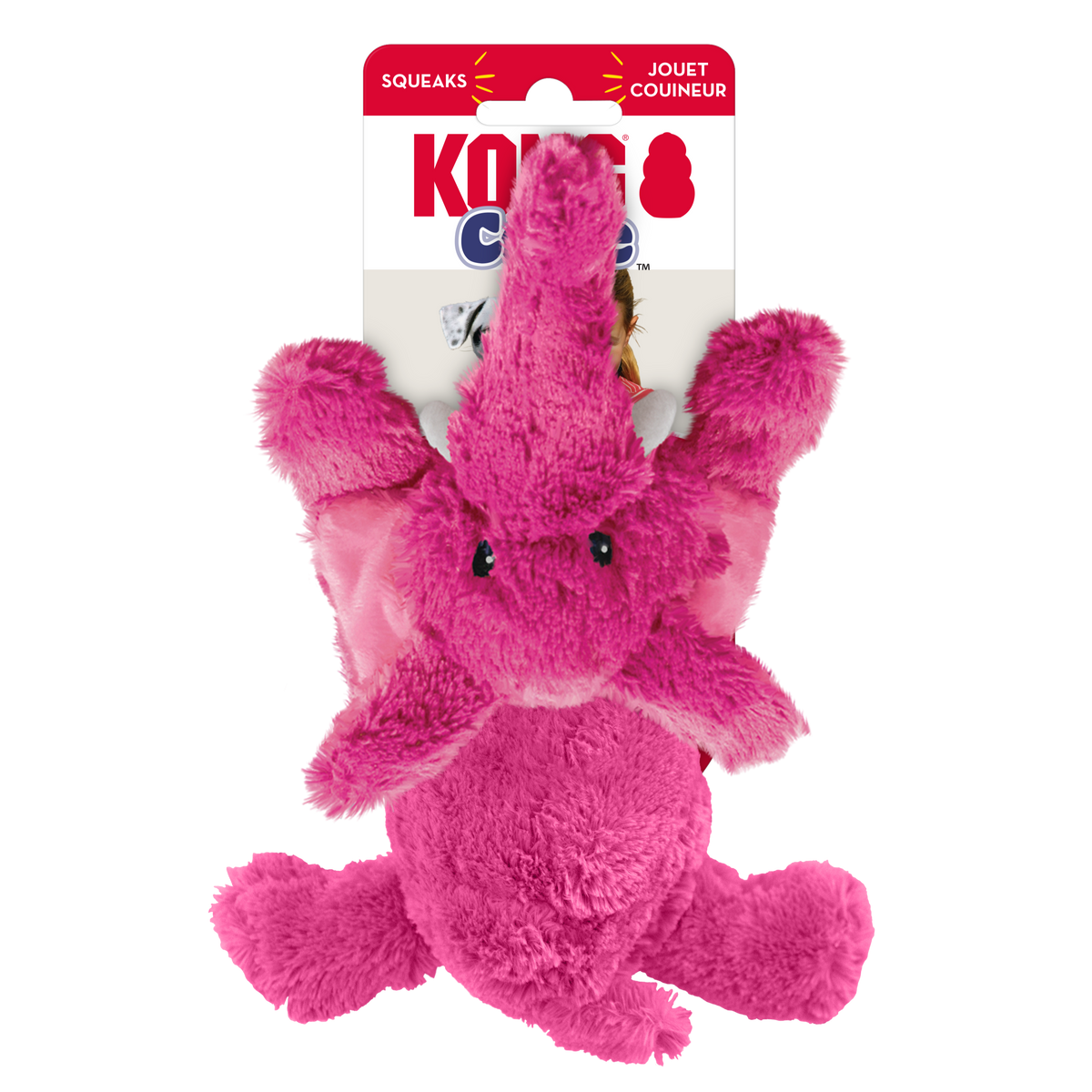 KONG Dog Toys Cozie Elmer Elephant