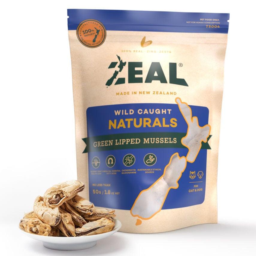 Zeal Freeze Dried Green Lipped Mussels Pet Treats 50g