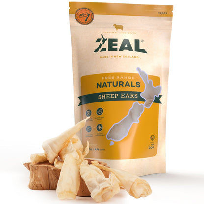 Zeal Free Range Naturals Sheep Ears Pet Treats 125g