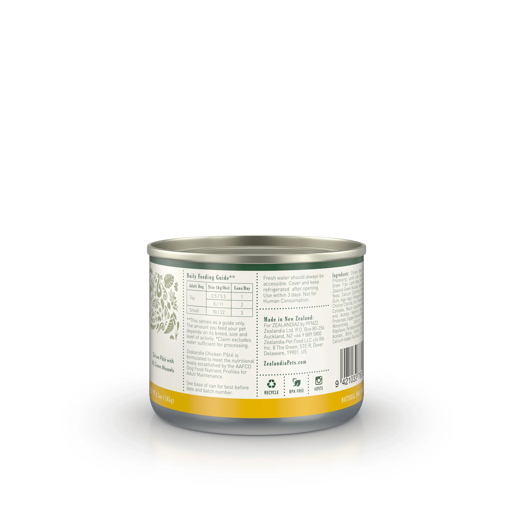 Zealandia Adult Dog Wet Food - Chicken Pate