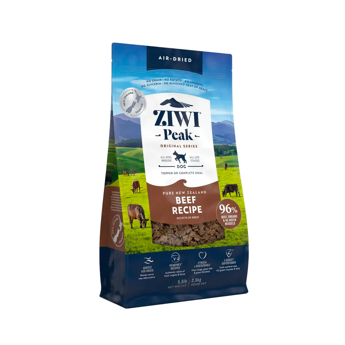 ZiwiPeak Air-Dried Dog Food - Beef