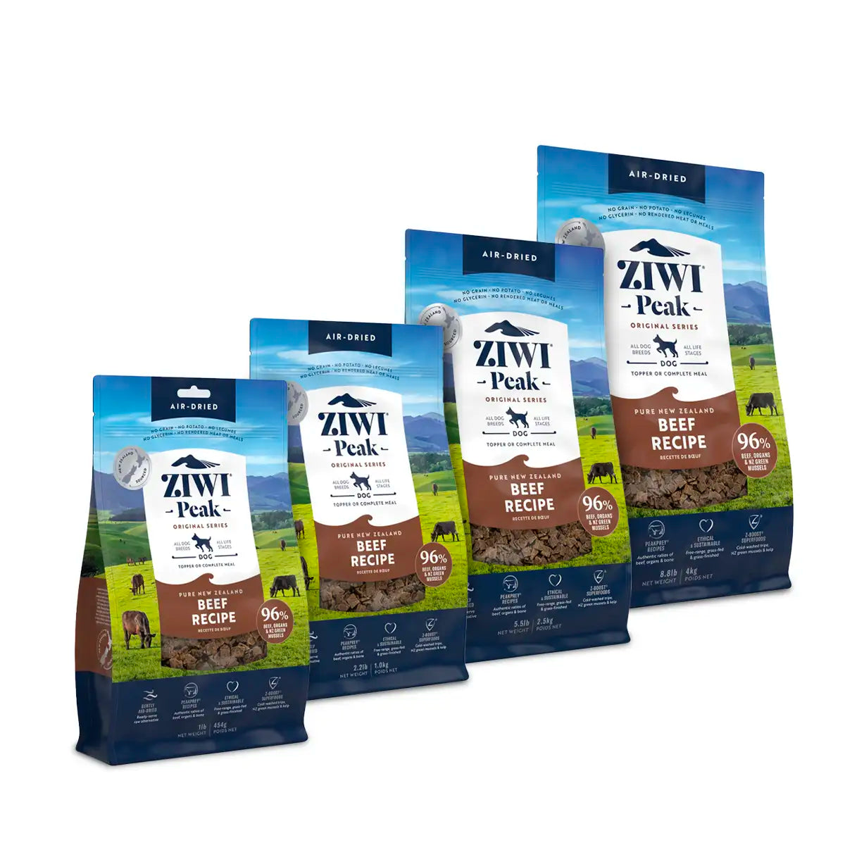 ZiwiPeak Air-Dried Dog Food - Beef