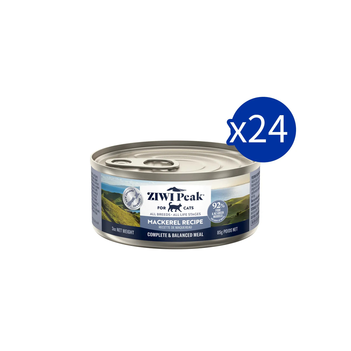 ZiwiPeak Moist Cat Food - Mackerel Recipe