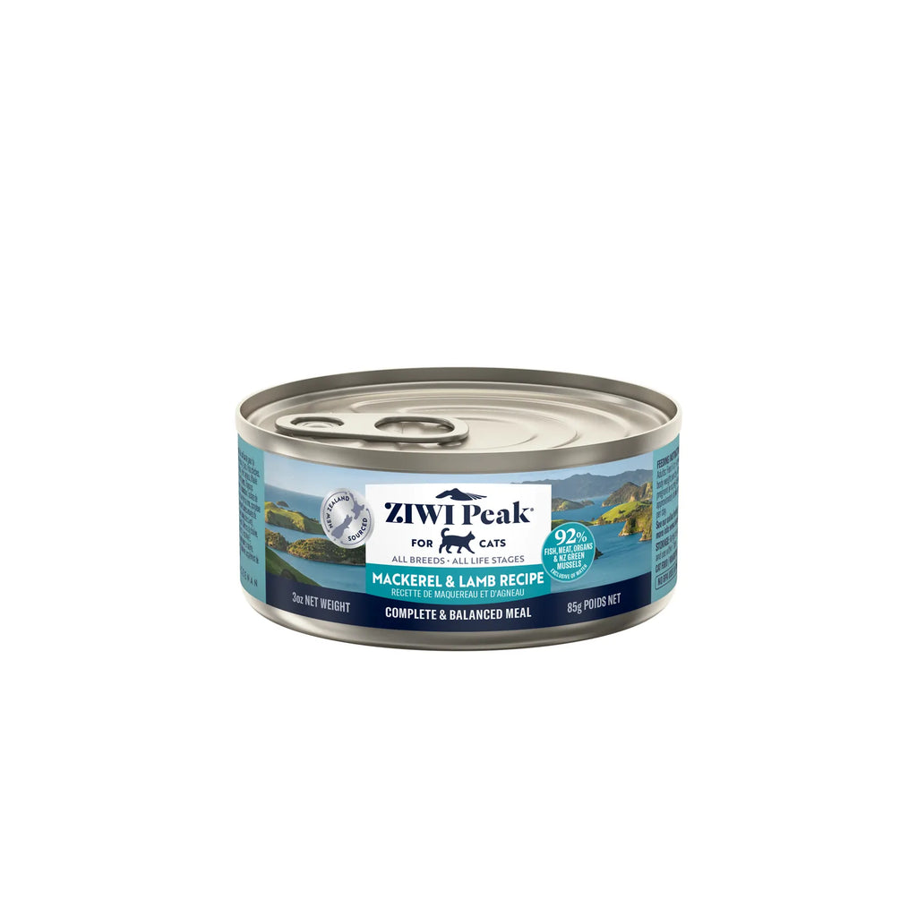ZiwiPeak Moist Cat Food - Mackerel & Lamb Recipe