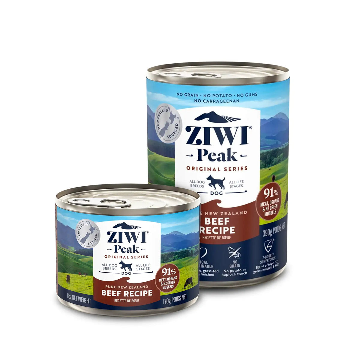 ZiwiPeak Moist Dog Food - Beef Recipe