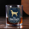 Dog Dad Est - Personalized Engraved Whiskey Glass