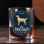 Dog Dad Est - Personalized Engraved Whiskey Glass