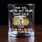 We Picked You Congrats Photo - Personalized Whiskey Glass