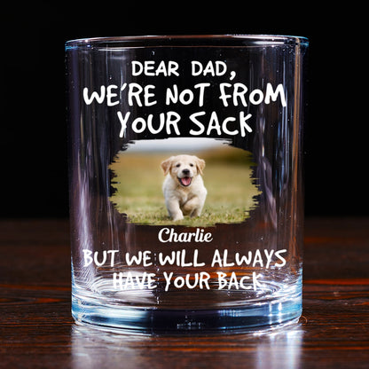 We Picked You Congrats Photo - Personalized Whiskey Glass
