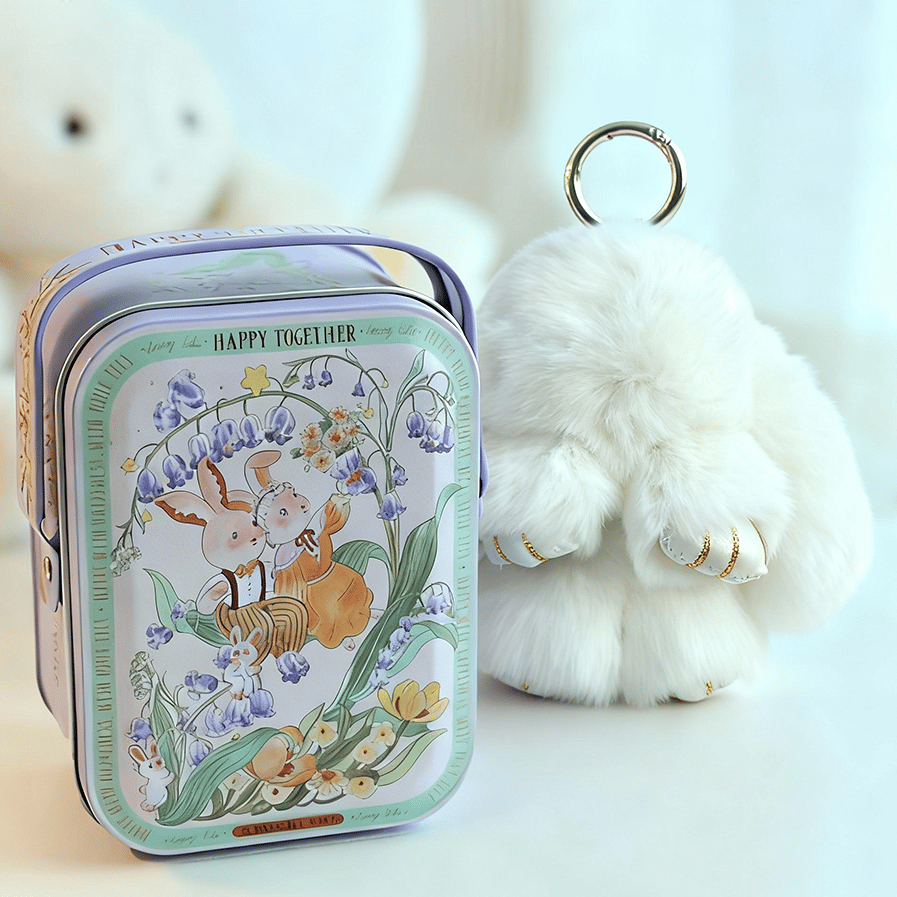 💕Early Bird Special Offer: 60% OFF🐰 Handmade Soft Bunny PomPom Charms