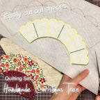🔥Handmade Christmas Tree Quilting Set🎄