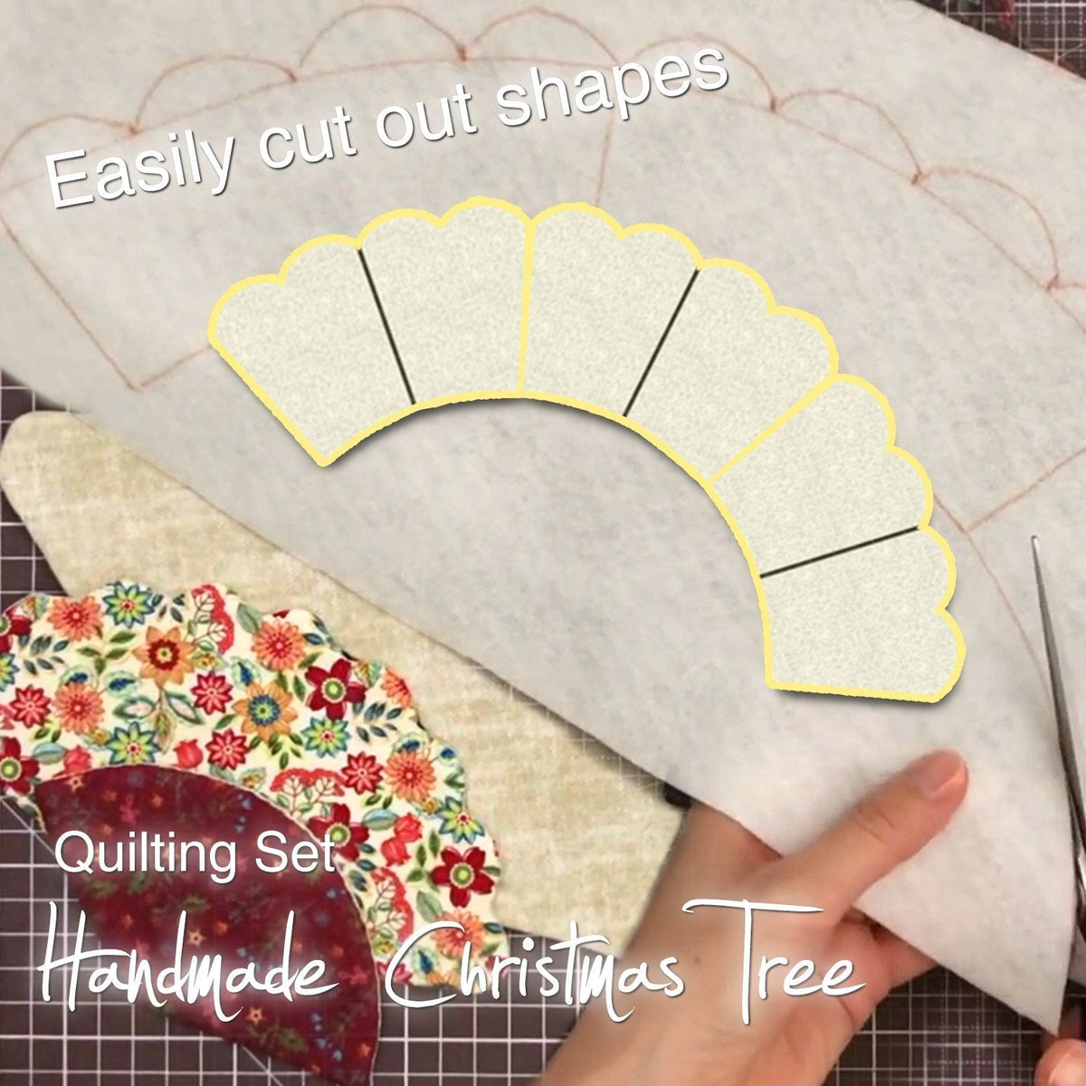 🔥Handmade Christmas Tree Quilting Set🎄