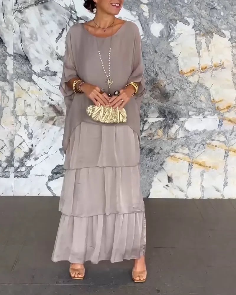 👗 50% OFF NOW! 🎨 Artistic Style Loose Dress – Relaxed Fit, Unique Design & Perfect for Casual Days 🌸