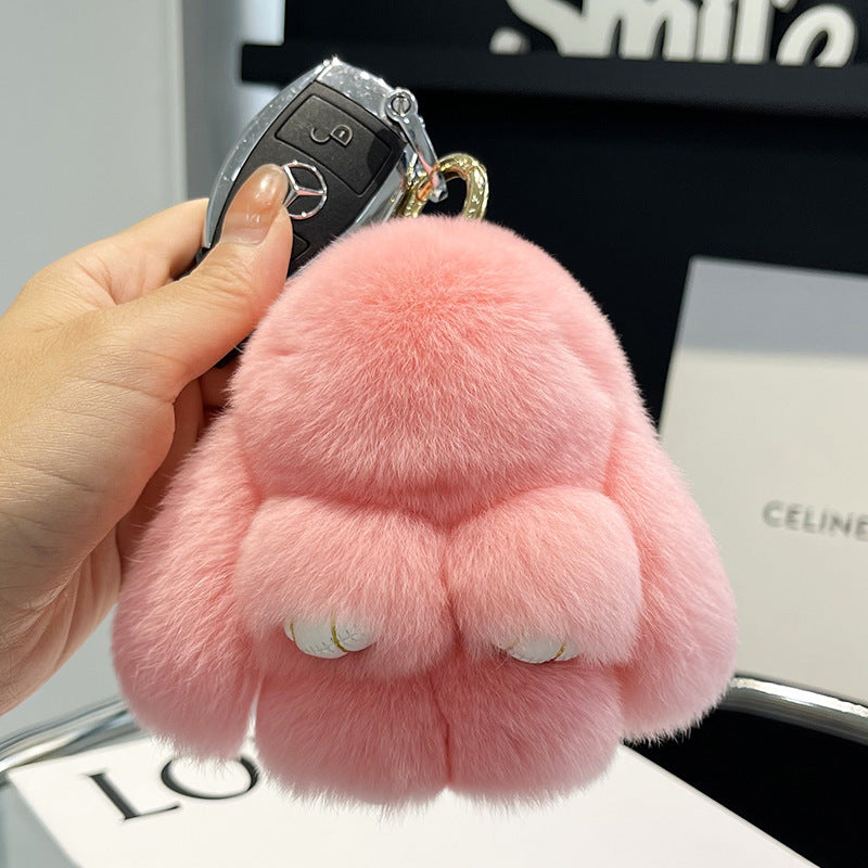 💕Early Bird Special Offer: 60% OFF🐰 Handmade Soft Bunny PomPom Charms