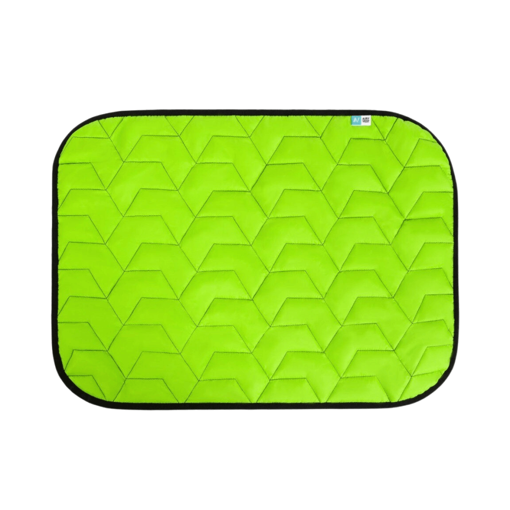 Airy Vest Dog Cushion Light Green & Black Dog Jacket