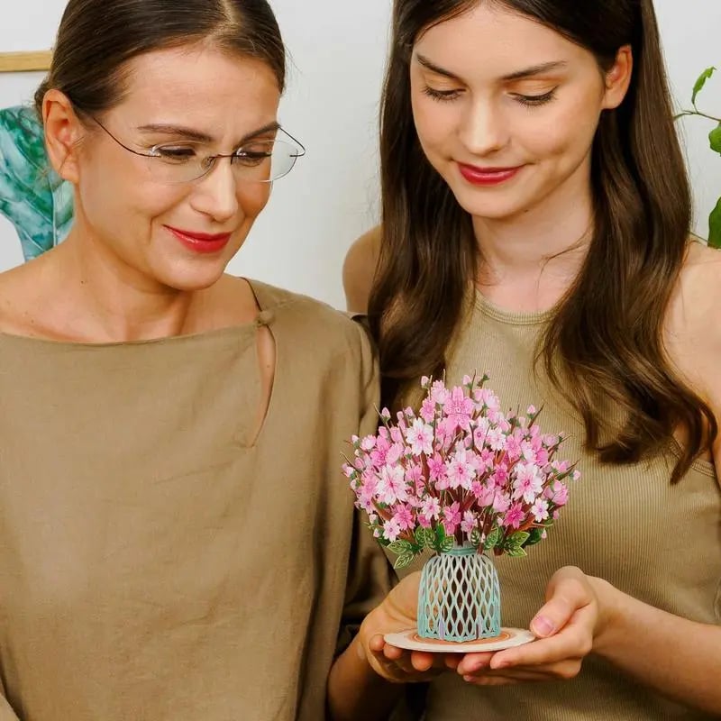 🏆35K+ SOLD! 🌼💌 Forever-Blooming 3D Flower Pop-Up Card– Personalized Love Message & Everlasting Bloom 🎁