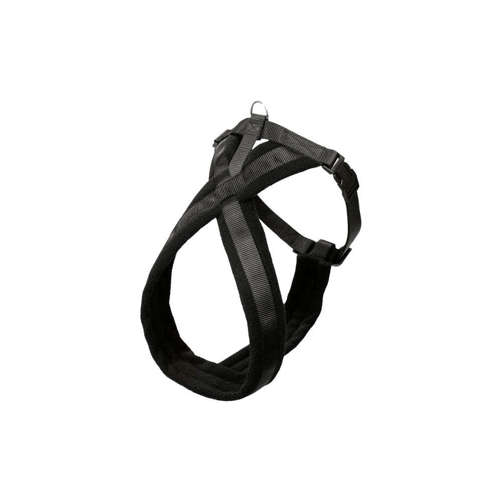 Flamingo Cross Palos Black Dog Harness