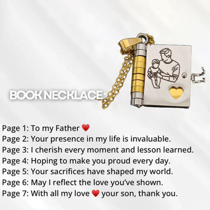 🔥My Little Star Book Necklace for Daughter, Birthday Day Gift Graduation Jewelry of Love