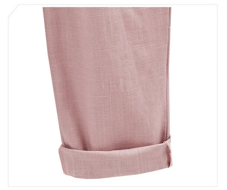 🔥Summer Hot Sale🔥Plus Size Solid Color Elastic Waist Loose Cropped Shorts
