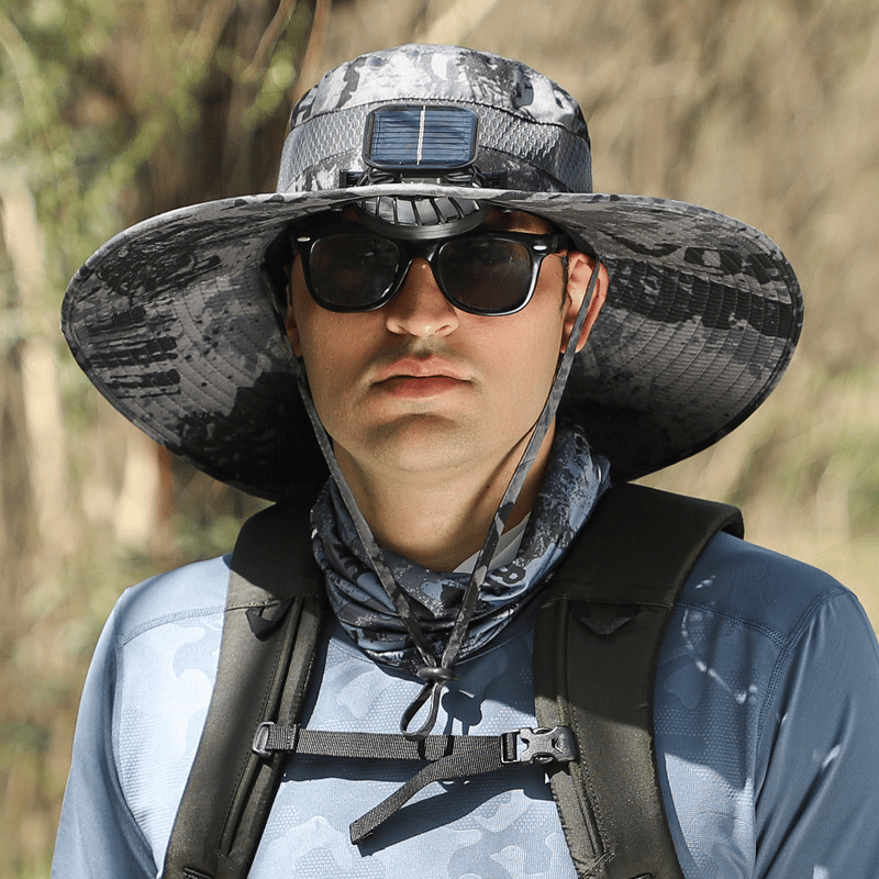🎁LIMITED SALE 82% OFF !☀2025 New Ultralight Solar Fan Sun Hat – Lighter Than a Baseball!⚾(Only 11oz)