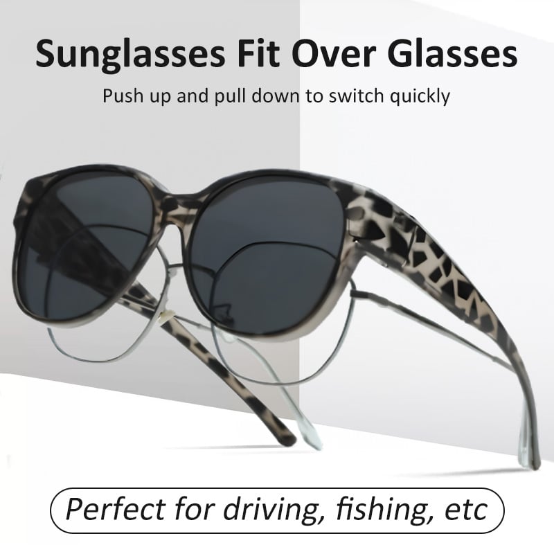 🏖️LIMITED SALE：ONLY ￡6.99!!😎UV400 Protection Fit Over Glasses Sunglasses