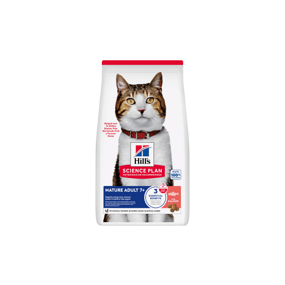 Hill's Science Plan Mature Adult Salmon Dry Cat Food 1,5kg