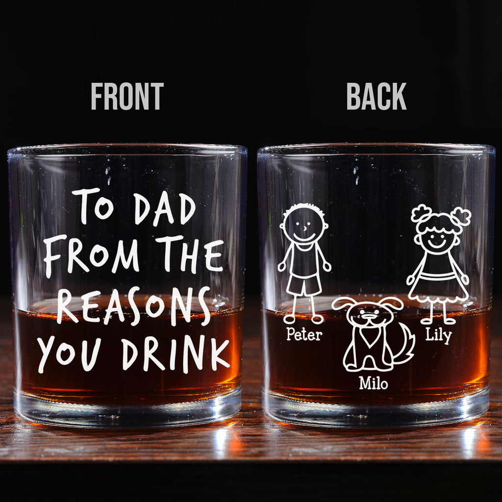 Your Reasons - Personalized Whiskey Glass