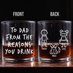 Your Reasons - Personalized Whiskey Glass