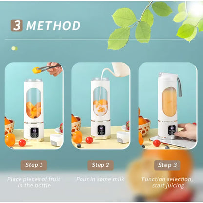 🔥🔥Digital Multimode Juicer Blender - Smart LED Display, Diet-Friendly，Leak Proof Design for Smoothies Liquid Diet, Shakes & Baby Food