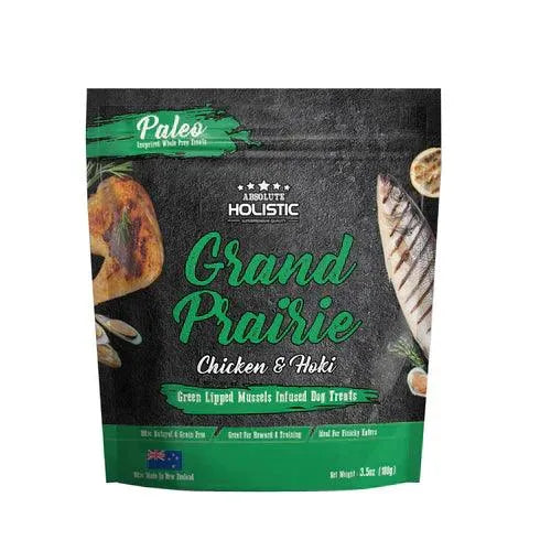 Absolute Holistic Air Dried Dog Treats Chicken & Hoki 100gm
