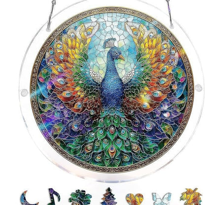 🔥LAST DAY 70% OFF 🧩Acrylic 80 Pcs Puzzle✨Suncatcher Hanging Ornament