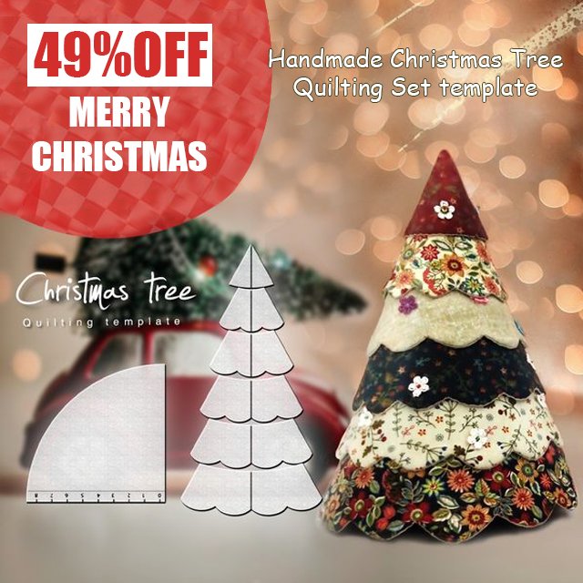 🔥Handmade Christmas Tree Quilting Set🎄