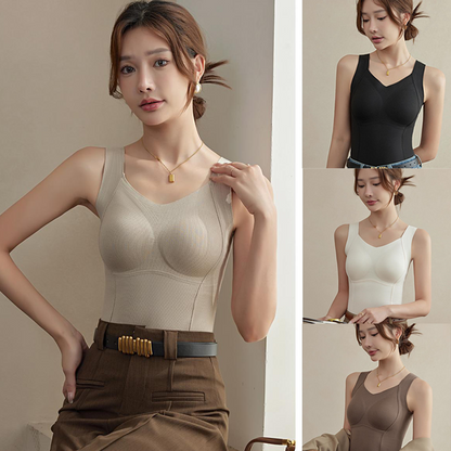 🏆Flash Sale⚡Almost Gone💥Thickened Warm Tank Top with Lined Bra