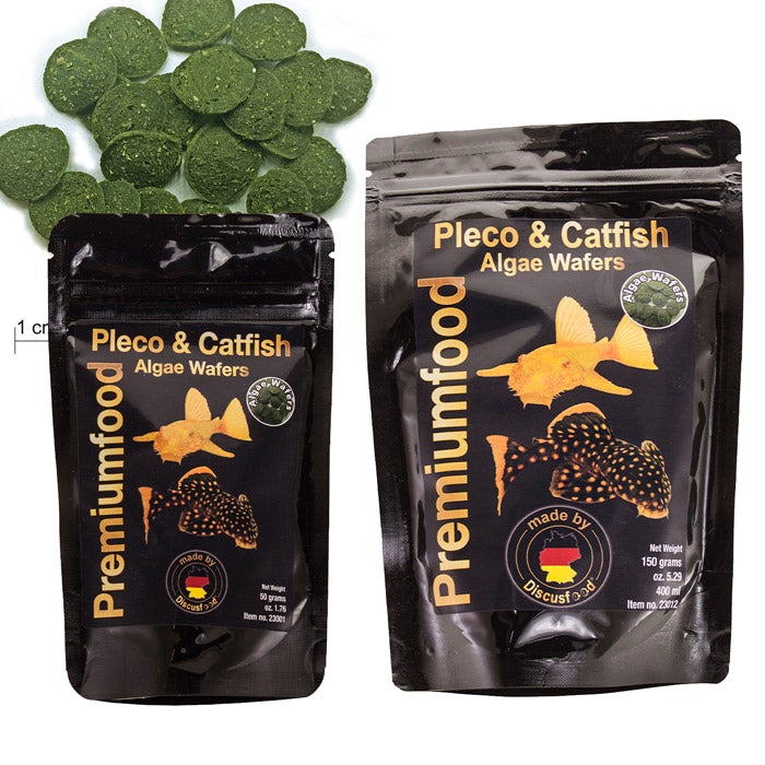 DiscusFood Pleco & Catfish Algae Wafers (Sinking Wafers) - (50/150g)