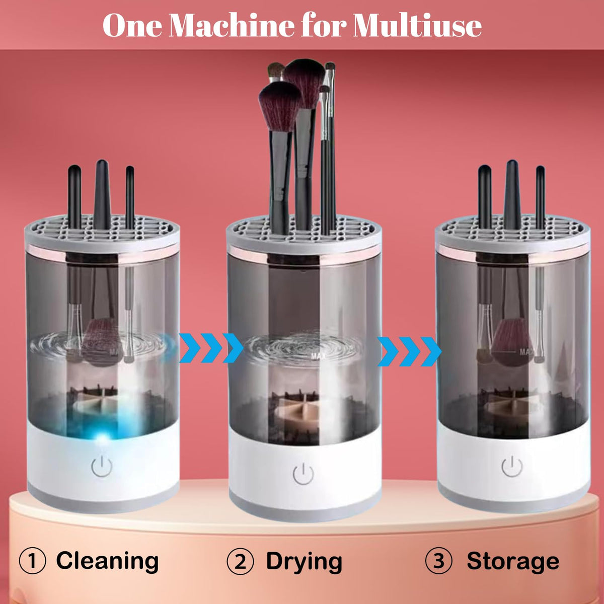 💕LAST DAY SALE 50% OFF🧼Automatic Makeup Brush Cleaner Machine🥰
