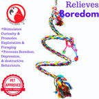 1960 Medium Rope Coil Charm Swing