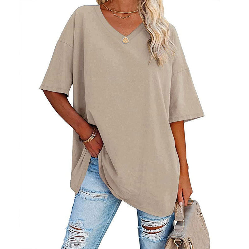 🌷2025 Limited Sale 50% Off🌷Ladies V-Neck T-Shirt