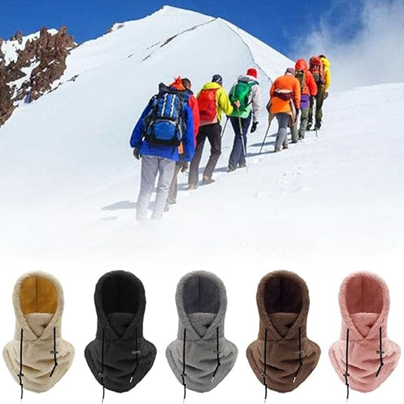 ❄️Winter Sale 50% Off🔥Winter Outdoor Sherpa Hooded Sports Windproof Mask🎁The Best Christmas Gift🎄