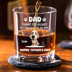 You Are The Best Putting Up Person - Personalized Whiskey Glass
