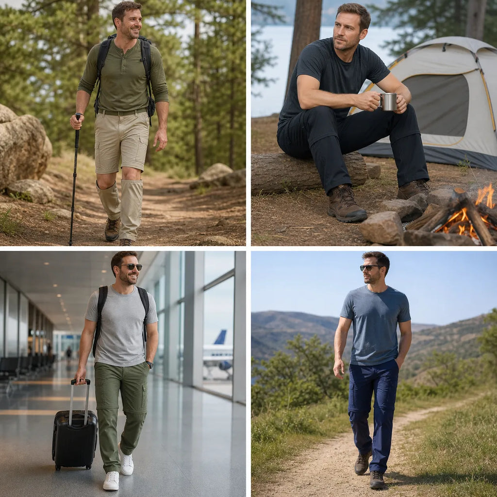 ⏰ ⚡10 Pack for $28⚡Men's Convertible Hiking Pants
