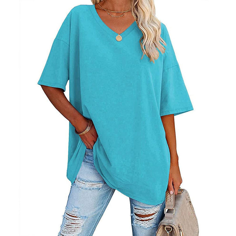 🌷2025 Limited Sale 50% Off🌷Ladies V-Neck T-Shirt