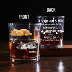 Deserve To Be - Personalized Whiskey Glass